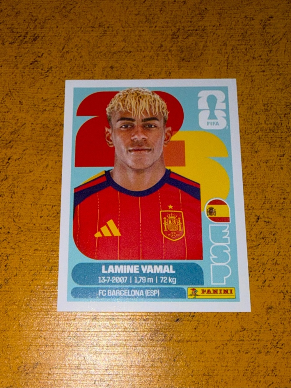 Panini FIFA Sticker Lamine Yamal - World Cup 2026